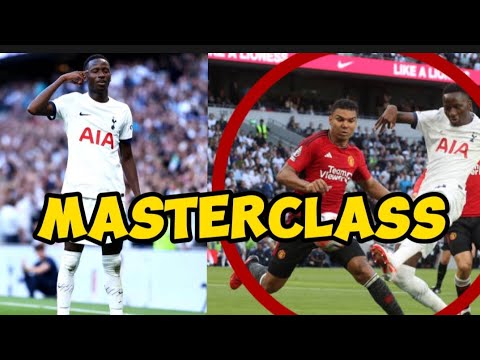 Pape Matar Sarr marque son premier but avec Tottenham et fait un grand match