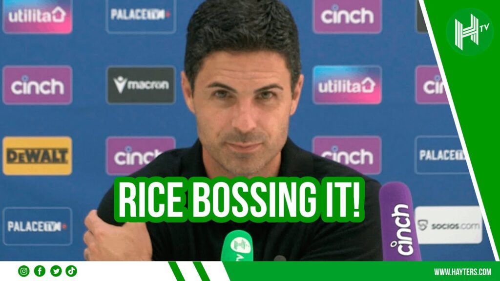 Rice BOSSED midfield I Palace 0-1 Arsenal I Mikel Arteta