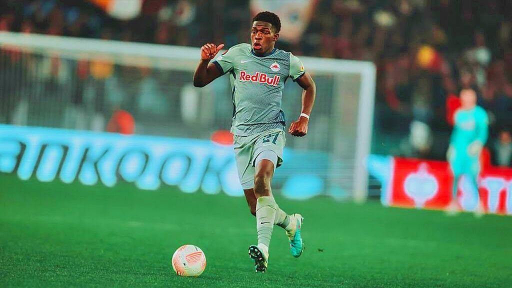 Look what Lucas Gourna-Douath  is doing at RB Salzburg! 👀