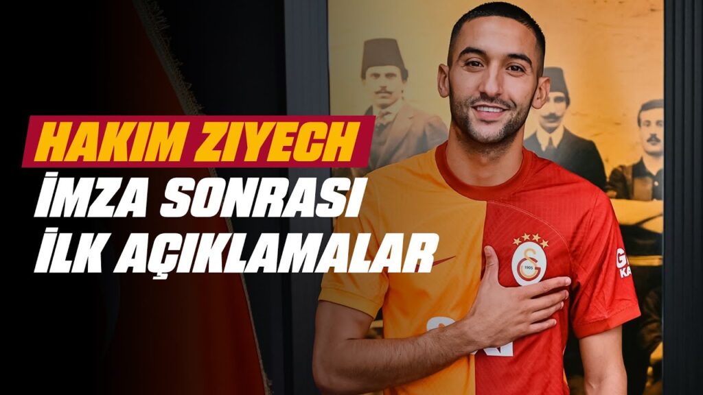 📺 Yeni transferimiz Hakim Ziyech'in imza töreni sonrası açıklamaları