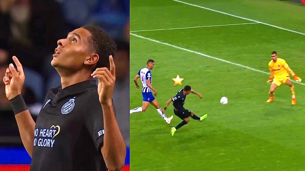 Antonio Nusa vs Porto | GOAL & SKILLS | 17 Year Old SUPER TALENT 🇳🇴