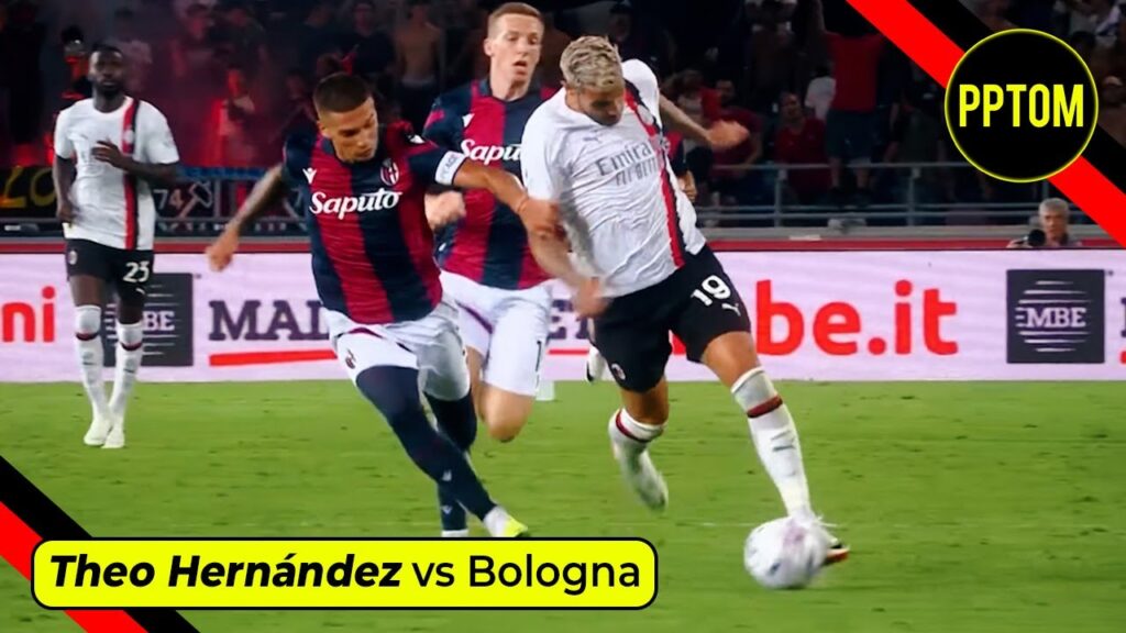 Theo Hernandez vs Bologna - Skill and Highlights 🔴 ⚫