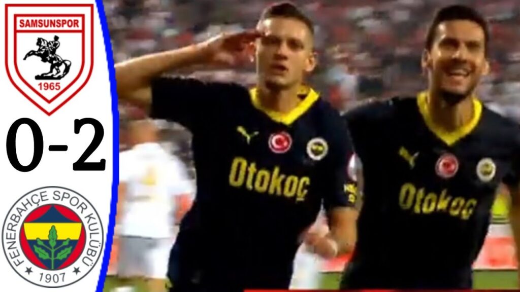 Sebastian Szymański Gol, Samsunspor - Fenerbahçe (0-2) Tüm Goller ve Genişletilmiş Özetler 2023.