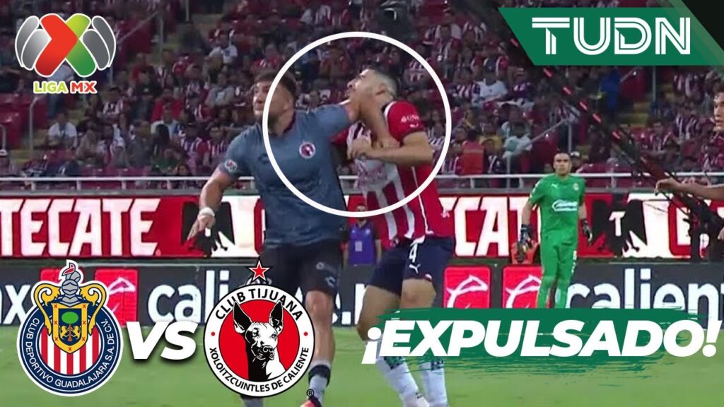 ¡POLÉMICO! Cavallini se va EXPULSADO | Chivas 1-0 Tijuana | AP2023-J5 | Liga Mx | TUDN