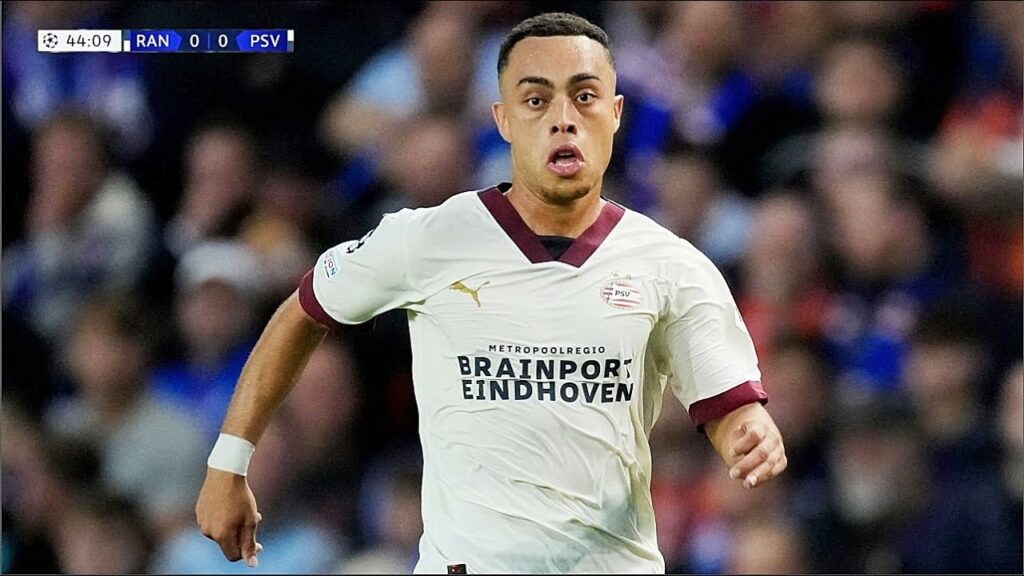 Sergino Dest Debut For Pꜱv 23/8/2023 720i HD