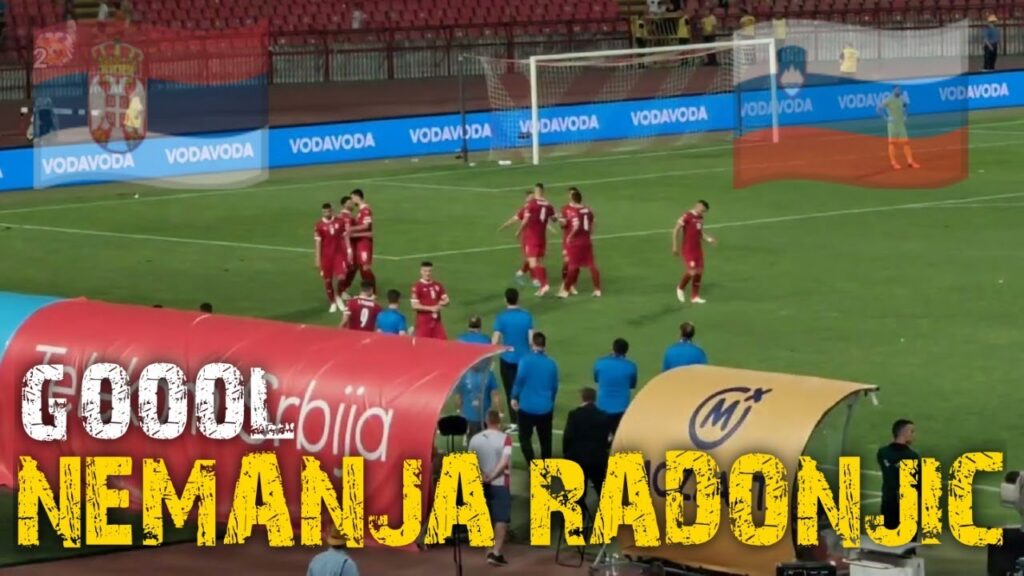 NEMANJA RADONJIĆ GOL - Srbija Slovenija 4:1 Liga Nacija 2022