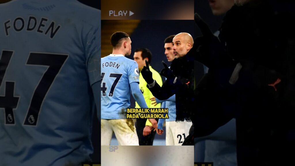 Ketika Phil Foden Berani Menantang Pep Guardiola! #mancity #philfoden #pepguardiola