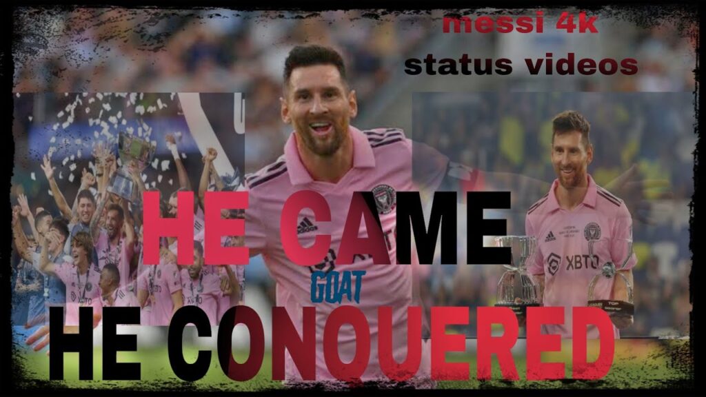 HE CAME HE CONQUERED 🔥🐐 | LIONEL MESSI🐐| INTER MIAMI CF   4K STATUS VIDEOS | CREATIONS SPOT  #messi