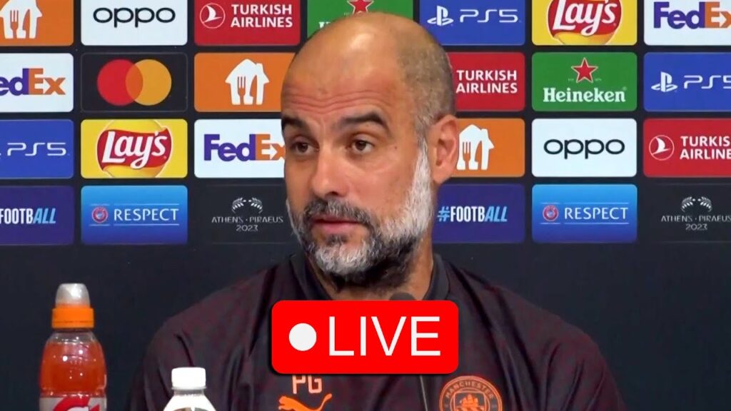 🔴 LIVE | Pep Guardiola, Rodri, Akanji pre-match press conference | Man City v Sevilla | Super Cup