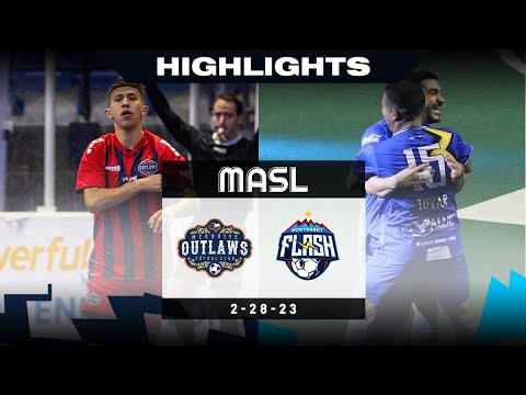 Mesquite Outlaws @ Monterrey Flash - 2/28/23 - MASL Highlights 23