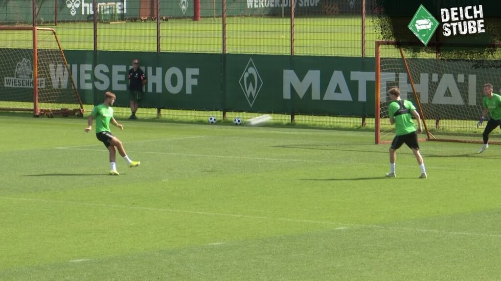 Niclas Füllkrug und Co. ballern sich warm für den SC Freiburg: So lief das Werder Bremen-Training!