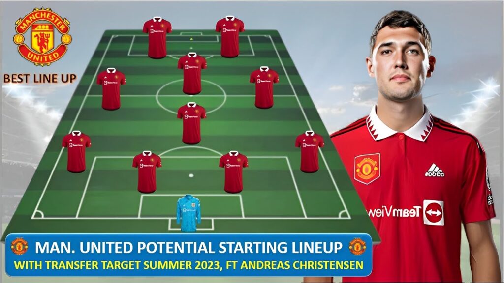 ANDREAS CHRISTENSEN ~ MANCHESTER UNITED Potential Lineup With Transfer Target 2023 ~ MAN UNITED NEWS