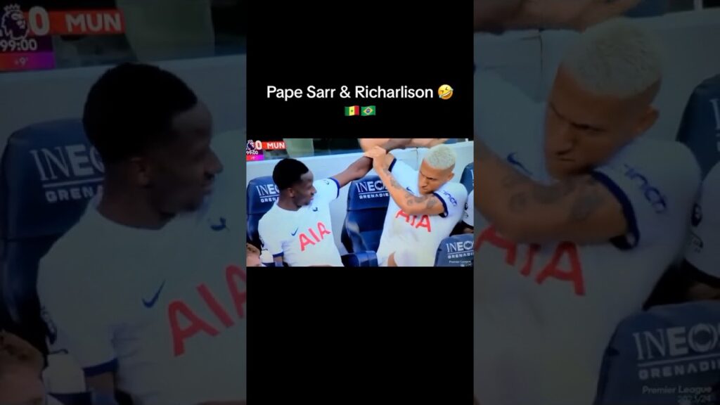 Pape Matar sarr vs Richarlison ☺️😂 #passfreestyle #anderlecht #barc #barca #foryou #pourtoi