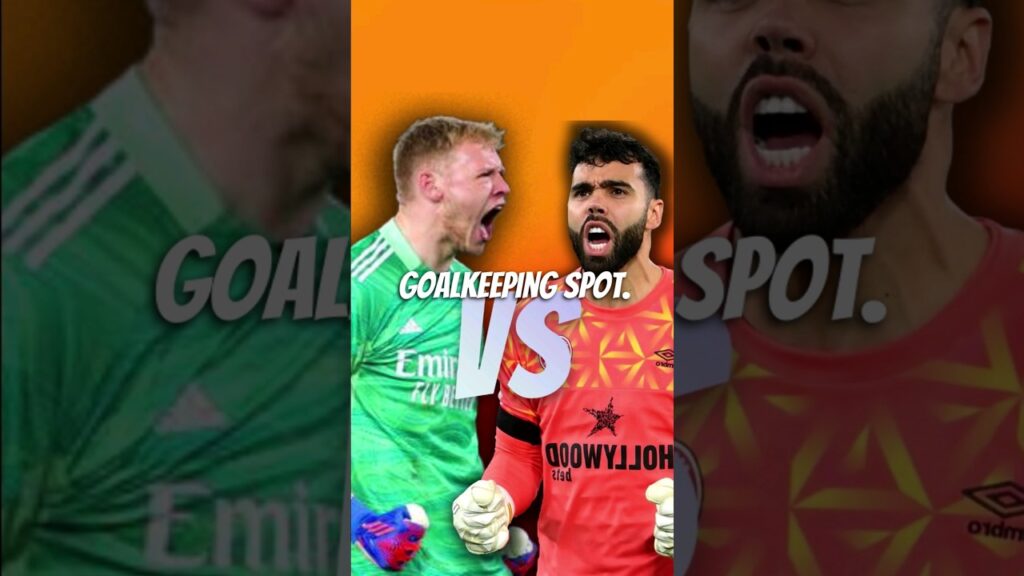 Will David RAYA snatch the No. 1 SPOT from RAMSDALE at ARSENAL?! 🔥 #shorts #football #india