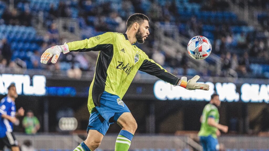 Alex Roldan takes over goalkeeper duties to help keep shutout