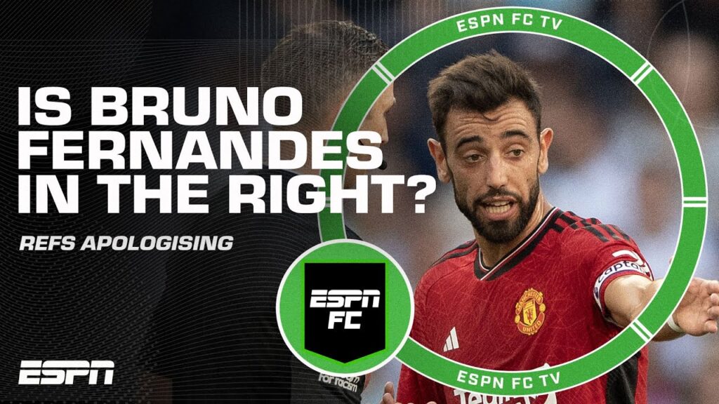 Should refs apologise EVERY time? 🤔 Bruno Fernandes calls out officials | ESPN FC