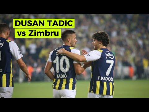 Dusan Tadic ON FIRE 🔥 | Fenerbahçe 5-0 Zimbru 26/07/2023 #fenerbahçe #zimbru #tadic