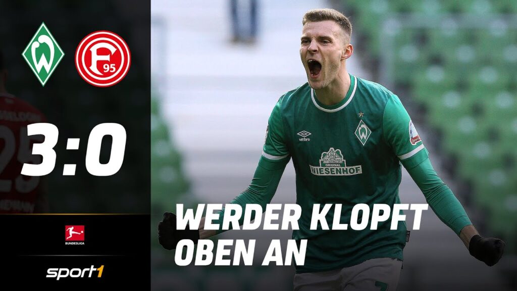 Werder – Düsseldorf 3:0 | Highlights 2. Bundesliga 19. Spieltag | SPORT1