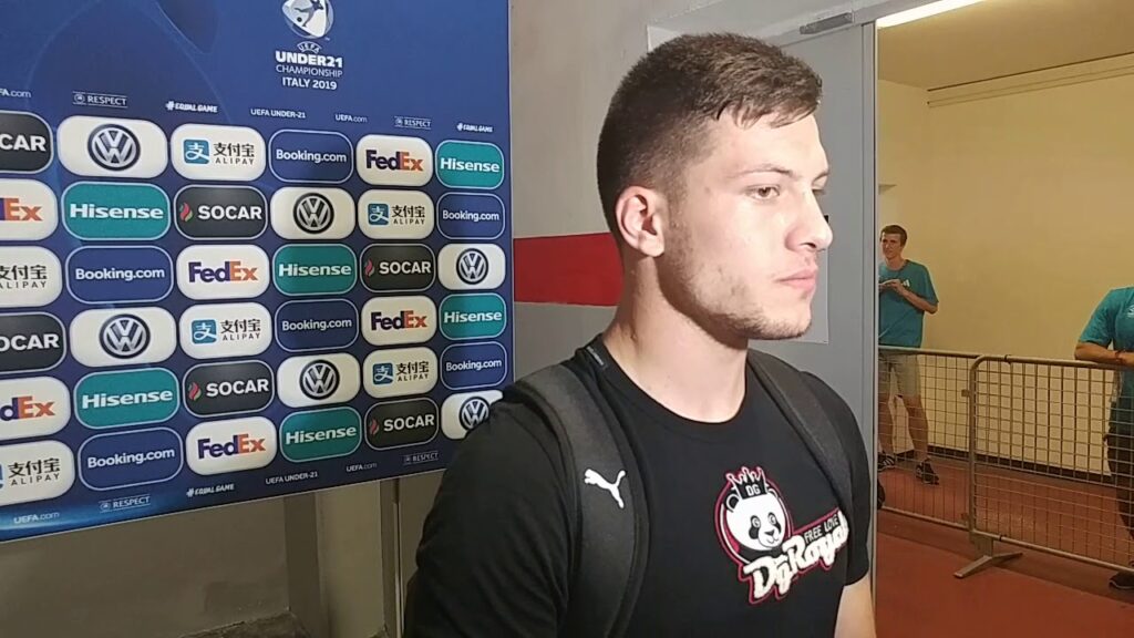 Luka Jović Nakon Poraza Srbije od Danske na Euro U21 | SPORT KLUB FUDBAL
