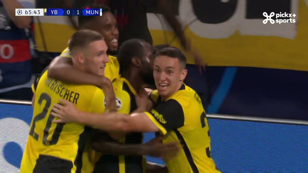 Champions League 14/09/2021 / Goal Moumi Ngamaleu against Manchester Utd