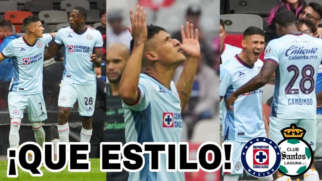 GOL de PENAL de ANTUNA - Ya lo GANA la MÁQUINA - Cruz Azul 2-1 Santos 2023