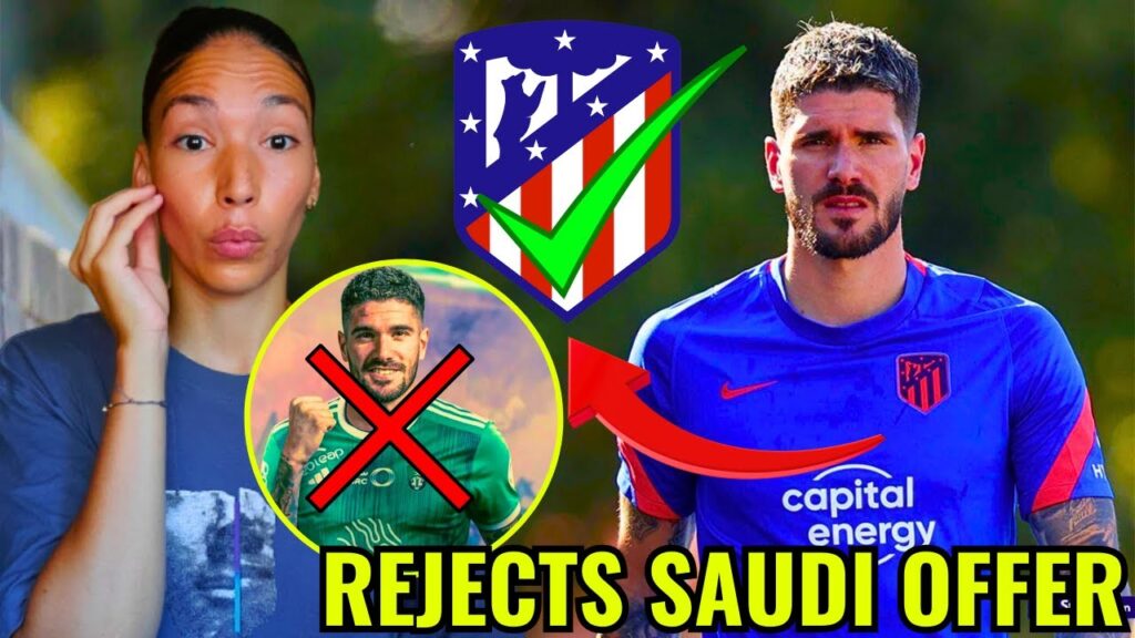 Atlético Madrid star Rodrigo de Paul rejects Saudi Arabia move😮