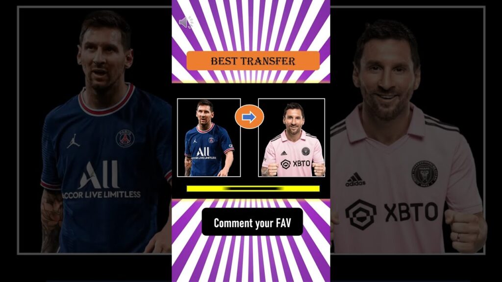 Top Football Player Transfers: Comment Favourite Move ! 🌟 #football #ronaldo #messi