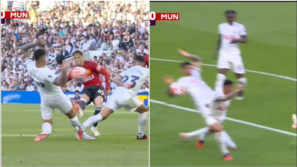 ROMERO HANDBALL VS MAN UNITED: VAR denied man utd a penalty against Tottenham