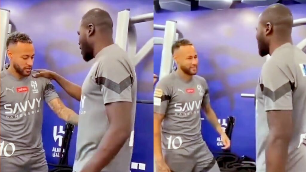 La rencontre entre Neymar et Kalidou Koulibaly 🇸🇳🦁💥💥💥