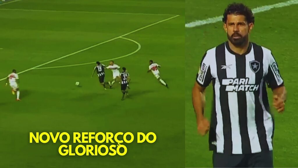 ESTREIA DE DIEGO COSTA PELO BOTAFOGO | Diego Costa vs São Paulo