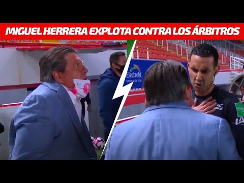 Miguel Herrera explota contra los árbitros | León 3-2 América | Apertura 2020 jornada 14 | Liga MX