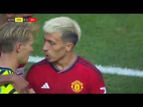Watch Lisandro Martinez BULLY Saka, Nketiah & Odegaard 😱🔥