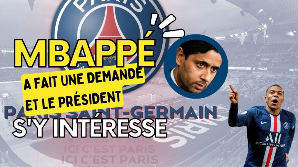 🚨🔴🔵Mes amis !Mbappé a fait une demande et le président s'y intéresse...(Mercato PSG)