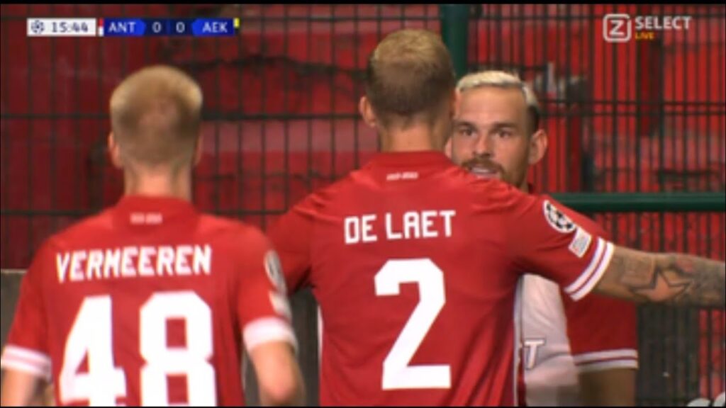 Vincent Janssen Goal, Royal Antwerp vs AEK Athens (1-0) All Goals and Extended Highlights.