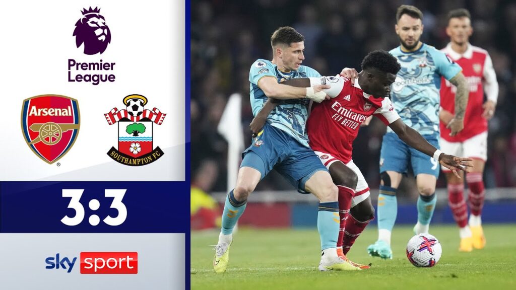 Krimi-Spiel! Schnelle Wende kurz vor Abpfiff | FC Arsenal - FC Southampton | Highlights - EPL 22/23