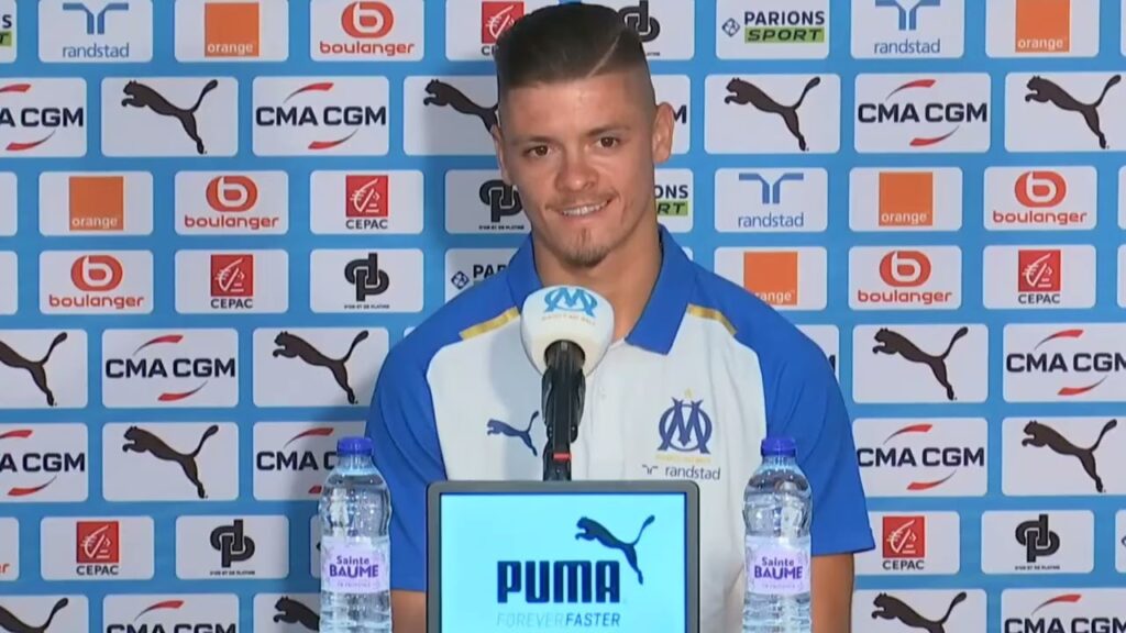 Vitinha x Marcelino conférence d'avant match #omsb29 #om #teamom