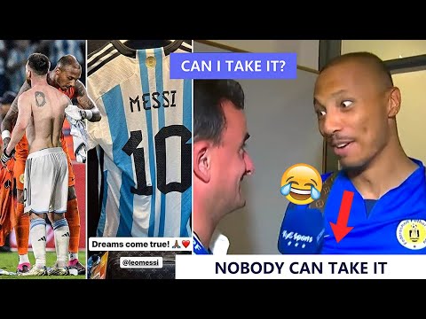 🤣Curacao Gk Eloy Room Funny Interview After Swapping Shirts with Messi 'Nobody Can Take it'