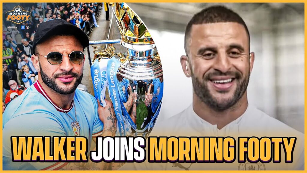 How many goals would Kyle Walkers score as a ST at Man City? ⚽ | Walker joins Morning Footy