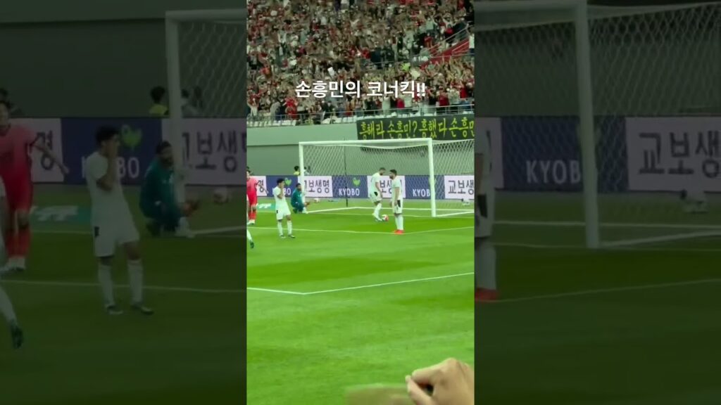 손흥민의 코너킥 김영권의 골🇰🇷⚽️ #sonheungmin #손흥민 #김영권 #kim #한국 #korea #축구 #shorts