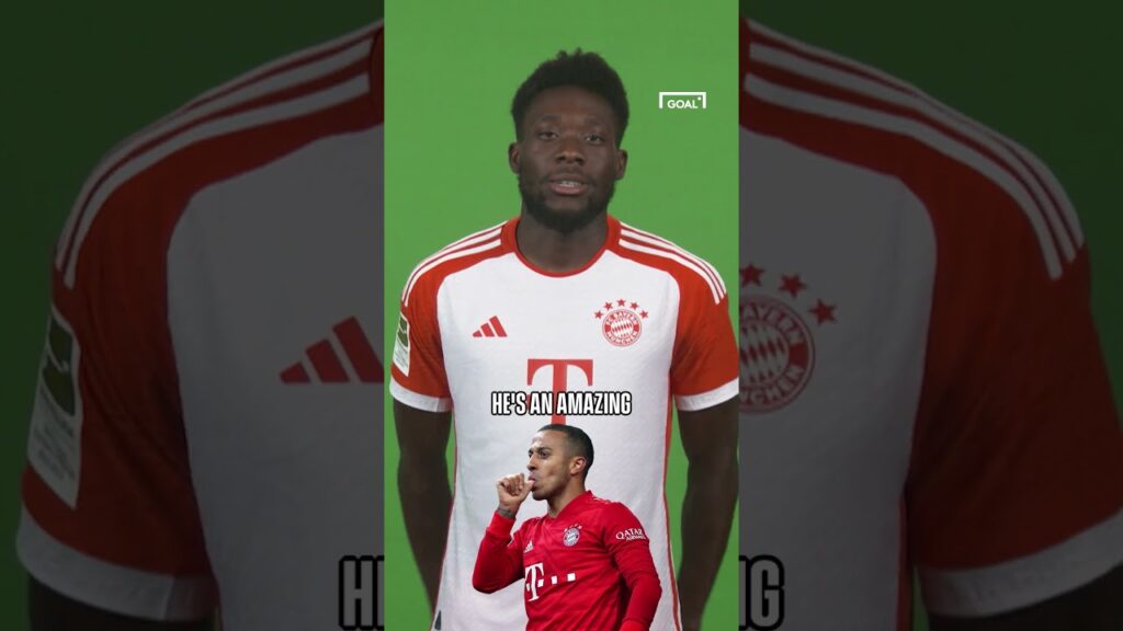ALPHONSO DAVIES reveals his BEST TEAM-MATE 🔥 #shorts