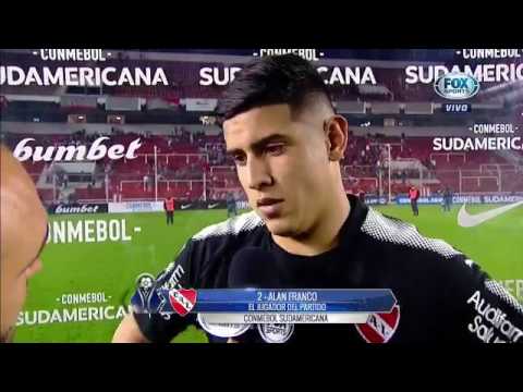 Palabras de Alan Franco después de Independiente 4-2 Iquique