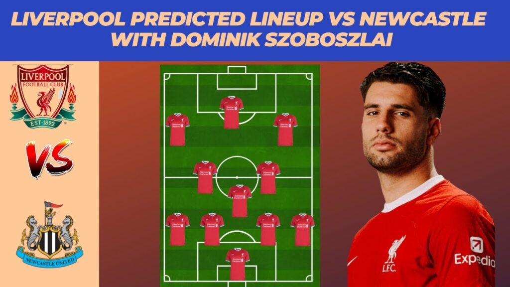 Liverpool VS Newcastle United |Liverpool Possible Lineup VS Newcastle United with Dominik Szoboszlai