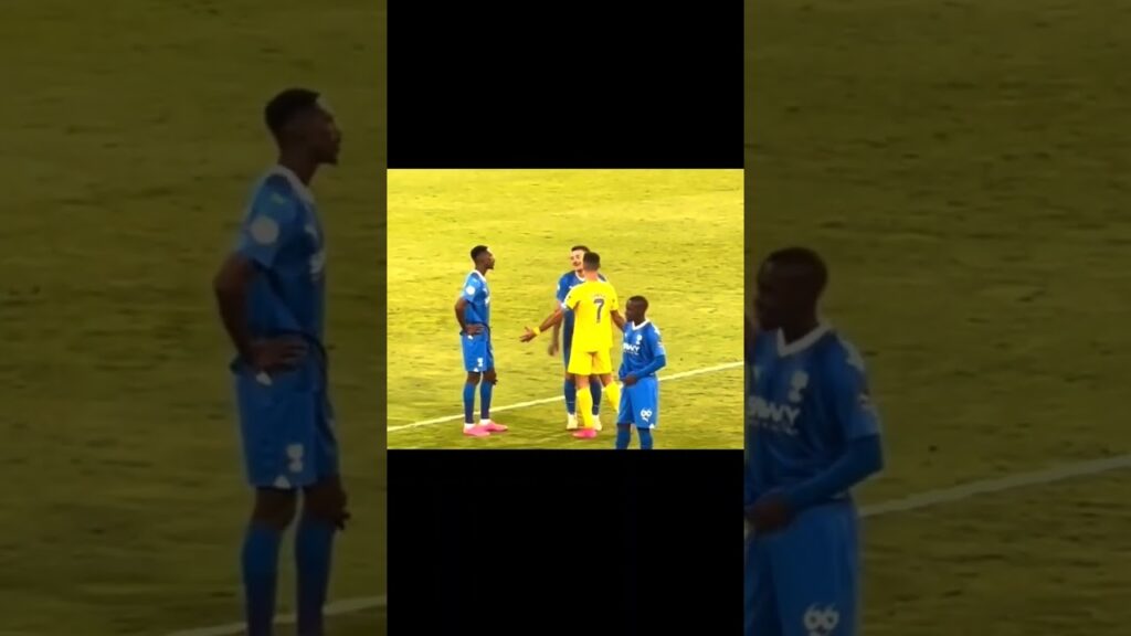 Sergej Milinkovic Savic and Ronaldo in a small conflict🫤👀#viral #youtubeshorts #football