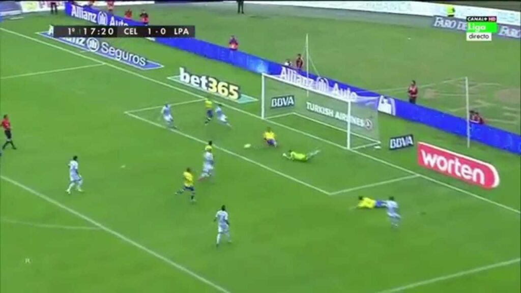 Daniel Wass scorer mod Las Palmas