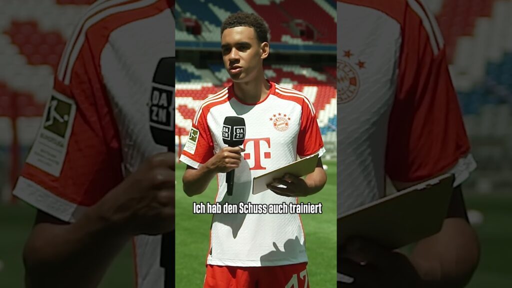 Jamal Musiala reagiert auf sein Meistertor ๐ Jamal Musiala reagiert auf sein Meistertor ๐