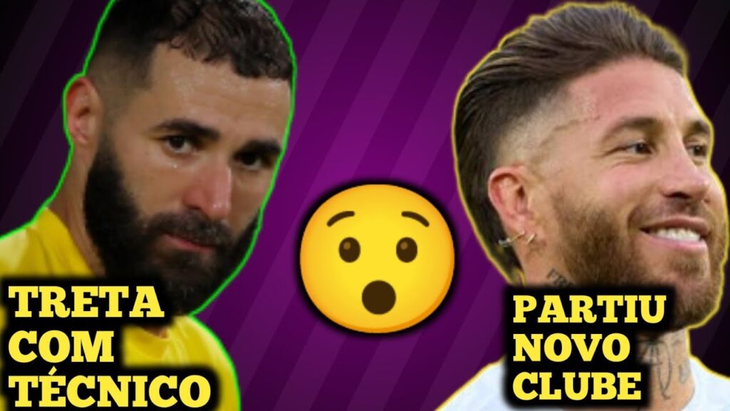 BENZEMA TRETA COM TREINADOR DO SEU TIME 😯 BRUNO GUIMARÃES DESABAFA / SÉRGIO RAMOS NOVO CLUBE