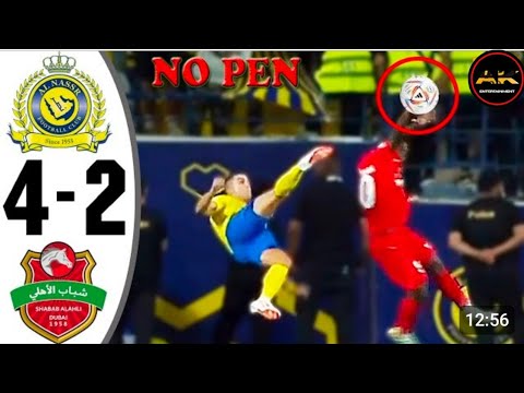 Ronaldo Bicycle Kick Al-Nassr 4-2 Shabab Al-Ahli HIGHLIGHT and All Goals | AFC Champion League