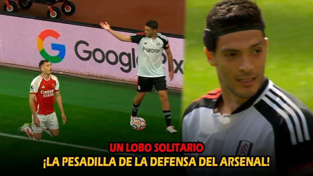 PARTIDAZO de Raul Jimenez CONTRA el ARSENAL