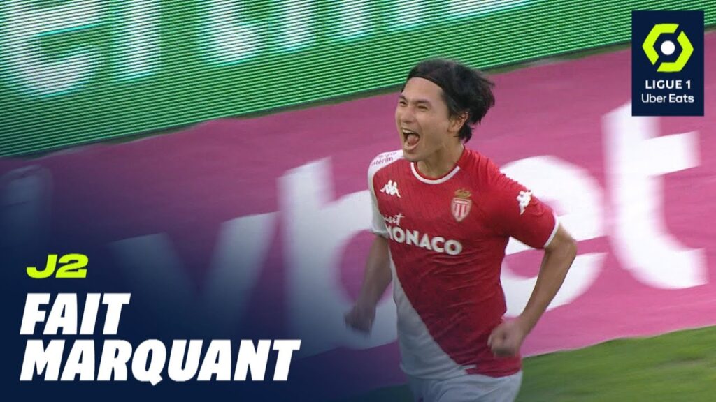 Auteur d'un doublé et d'une passe décisive, Minamino lance sa saison et celle de Monaco, leader.