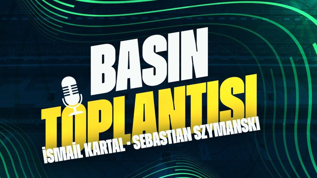 Teknik Direktörümüz İsmail Kartal ve Sebastian Szymanski UEFA Konferans Ligi Basın Toplantısı